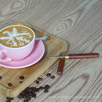 High quality Latte Pen with Wooden Handle